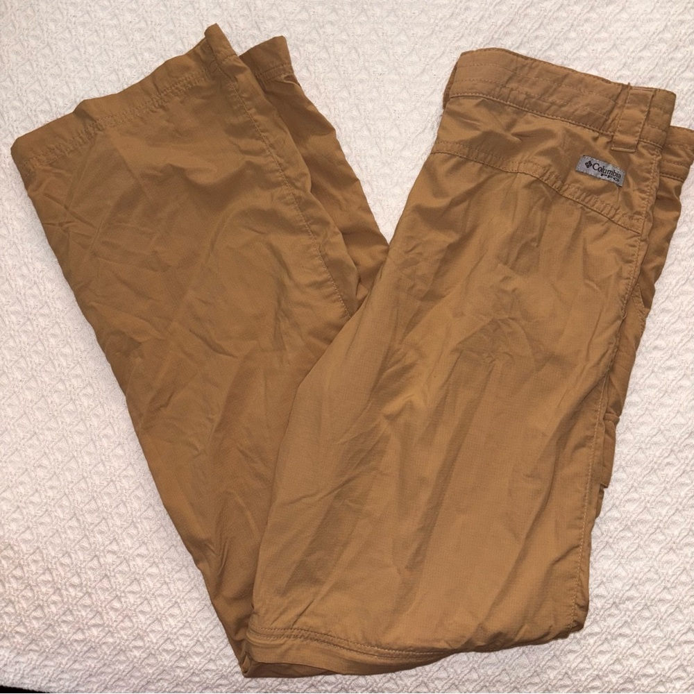 Columbia PFG boy large convertible outdoor hiking fishing pant 9 inch shorts